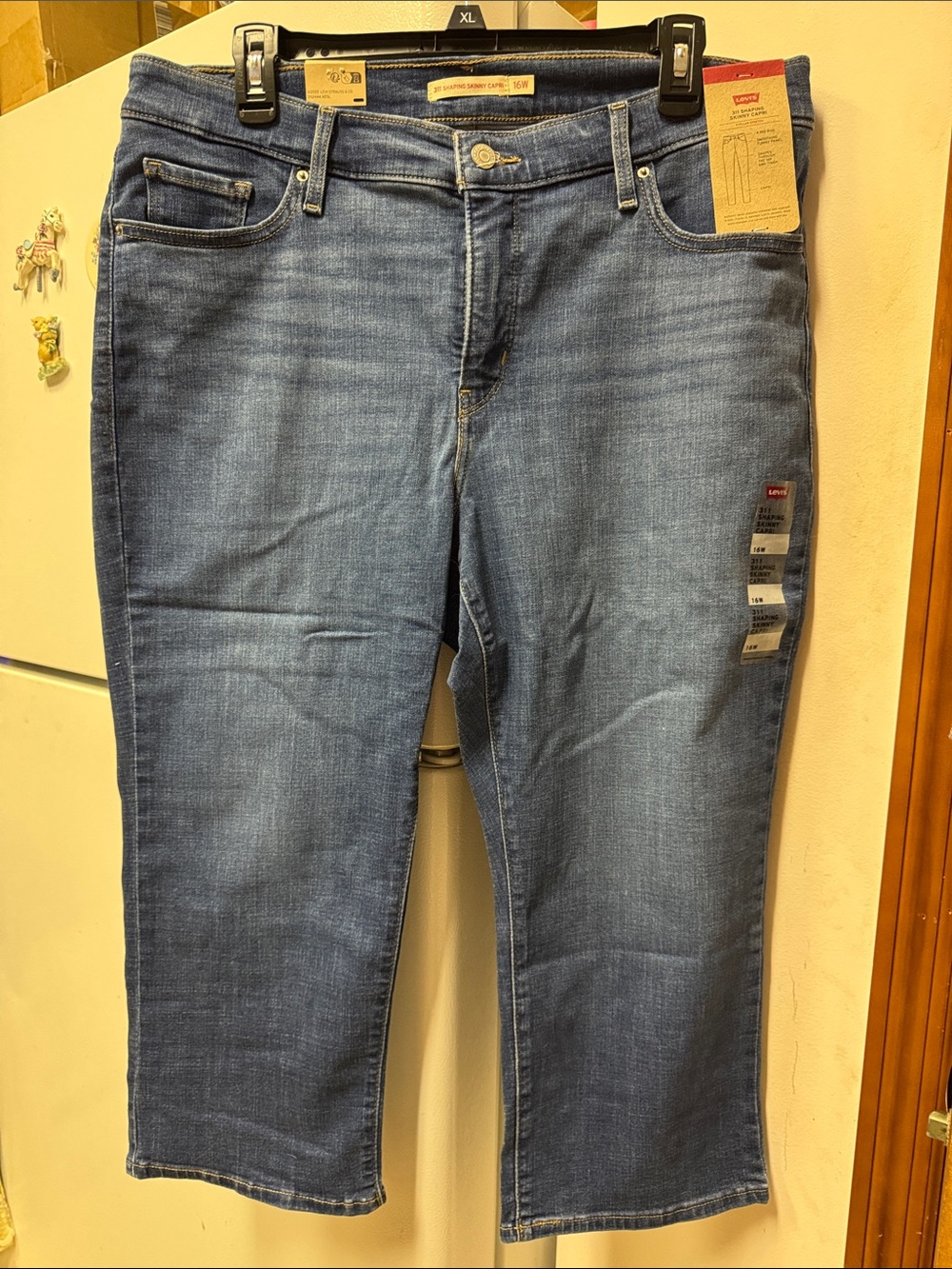Levi’s Levi Strauss 311 Shaping skinny cropped Capri jeans Plus size 16 W